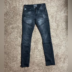 Salvage Black biker skinny jeans